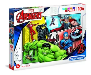 Clementoni The Avengers puzzle 104 elementy - Puzzle - miniaturka - grafika 1