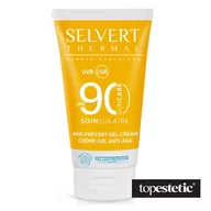 Kremy do twarzy - Selvert Thermal Age Prevent Gel - Cream Krem do twarzy z barierą ochronną SPF90 50ml - miniaturka - grafika 1