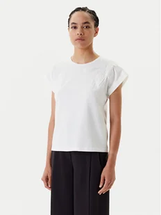 Morgan T-Shirt 251-DABANA Biały Regular Fit - Koszulki i topy damskie - miniaturka - grafika 1
