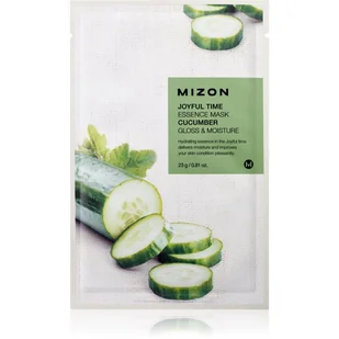 Mizon Maska Plátýnková 3D z ogórków promieniowania i uwodniony skóry Joyful Time Essence Mask Cucumber) 2 - Maseczki do twarzy - miniaturka - grafika 1