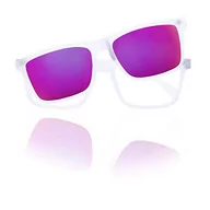 Akcesoria i dodatki do ubrań dla dzieci - Foreyever Unisex Kids Clip On okulary przeciwsłoneczne dla dzieci, Crystal, 42 - miniaturka - grafika 1