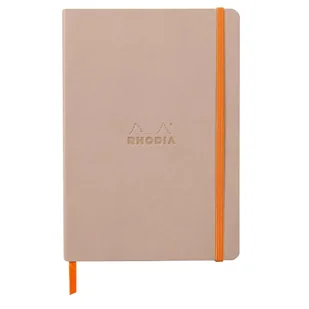 Notatnik Rhodia A5, miękka oprawa, linie, Rose Smoke - Notesy i bloczki - miniaturka - grafika 1
