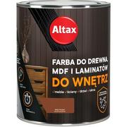 Farby i impregnaty do drewna - Farba do drewna, mdf, laminat 750 ml brąz ALTAX - miniaturka - grafika 1