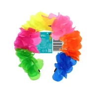 Dodatki do strojów karnawałowych - Opaska na głowę tęczowa 30 płatków - miniaturka - grafika 1