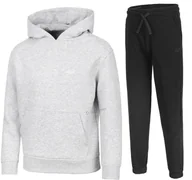 Dresy męskie - 4F OCIEPLANY DZIEWCZÄCY DRES KOMPLET BLUZA SPODNIE / rozm 158 - miniaturka - grafika 1
