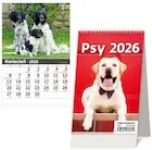 Kalendarze - Kalendarz 2026 biurkowy pionowy miesięczny HELMA - miniaturka - grafika 1