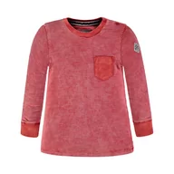 Bluzki damskie - Kanz, Bluzka chłopięca z długim rękawem, szara, rozmiar 116 - miniaturka - grafika 1