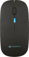 Myszki - Triadyn Bezprzewodowa Callisto Bluetooth 2.4GHz RGB Slim 1600 DPI Czarna - miniaturka - grafika 1