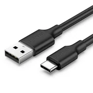 Kable USB - UGREEN Kabel USB do USB-C 1m czarny) - miniaturka - grafika 1