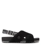 Sandały damskie - Timberland Sandały Malibu Waves Basic X Trap TB0A41KQ0151 Czarny - miniaturka - grafika 1