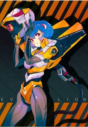 Plakat Anime Neon Genesis Evangelion nge_159 A1 Custom
