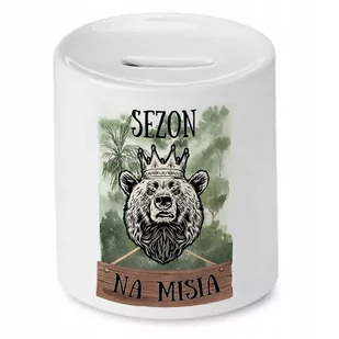 Skarbonka Z Misiem Miś Słodki na Prezent z Nadrukiem ze Zdjęciem - Skarbonki - miniaturka - grafika 1