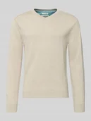 Swetry męskie - Sweter o kroju regular fit z czystej bawełny - miniaturka - grafika 1