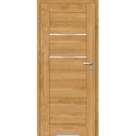 Drzwi wewnętrzne - Skrzydło drzwiowe Vinci 70L dąb karmelowy 30 + podcięcie wentylacyjne + zamek blokada - miniaturka - grafika 1