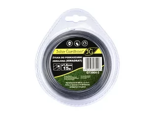 ŻYŁKA TNĄCA DO KOS I PODKASZAREK 1,6 MM 15 MB JG G73964-3 KWADRAT ZBROJONA - Akcesoria do kos i kosiarek - miniaturka - grafika 1