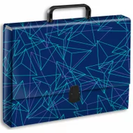 Teczki i skoroszyty - Penmate Teczka z rączką A4 T 0107 Geometria - miniaturka - grafika 1