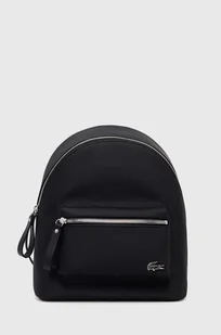 Lacoste plecak damski kolor czarny mały gładki - Plecaki - miniaturka - grafika 1