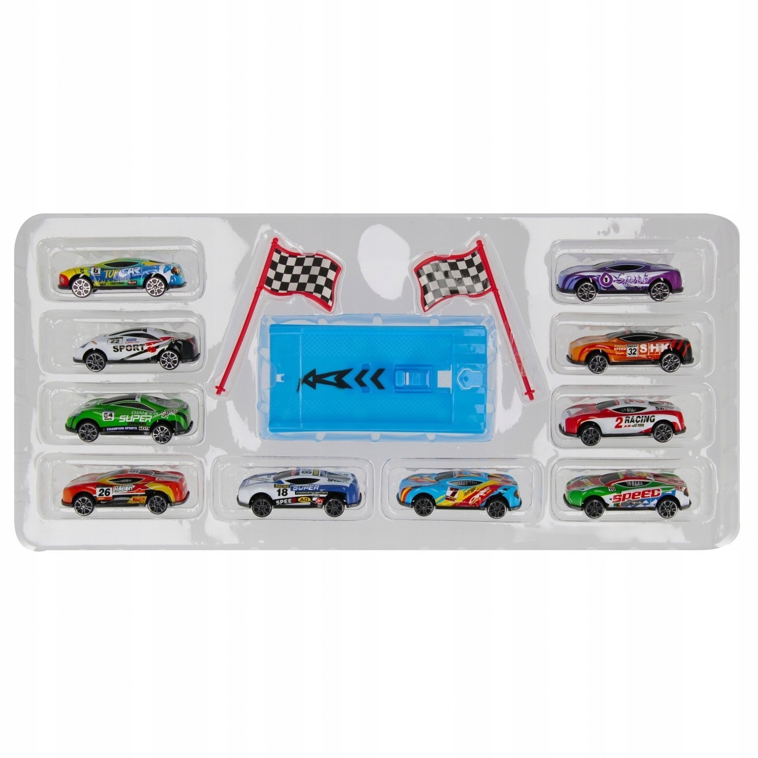 Mega Creative AUTO WYSCIG MET 10SZT AKC 38X18X4 MC WB 60