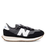 Buty dla chłopców - Sneakersy New Balance NBGS237PF Czarny - miniaturka - grafika 1