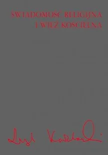 Świadomość Religijna i Więź Kościelna - Filozofia i socjologia - miniaturka - grafika 1