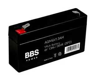 BBS Power Akumulator VRLA AGM 6V 1,3Ah - Baterie do zasilaczy awaryjnych UPS - miniaturka - grafika 1