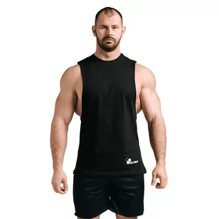 Koszulki sportowe męskie - Męska koszulka treningowa Olimp - Men Sleeveless Basic czarna-3XL - grafika 1