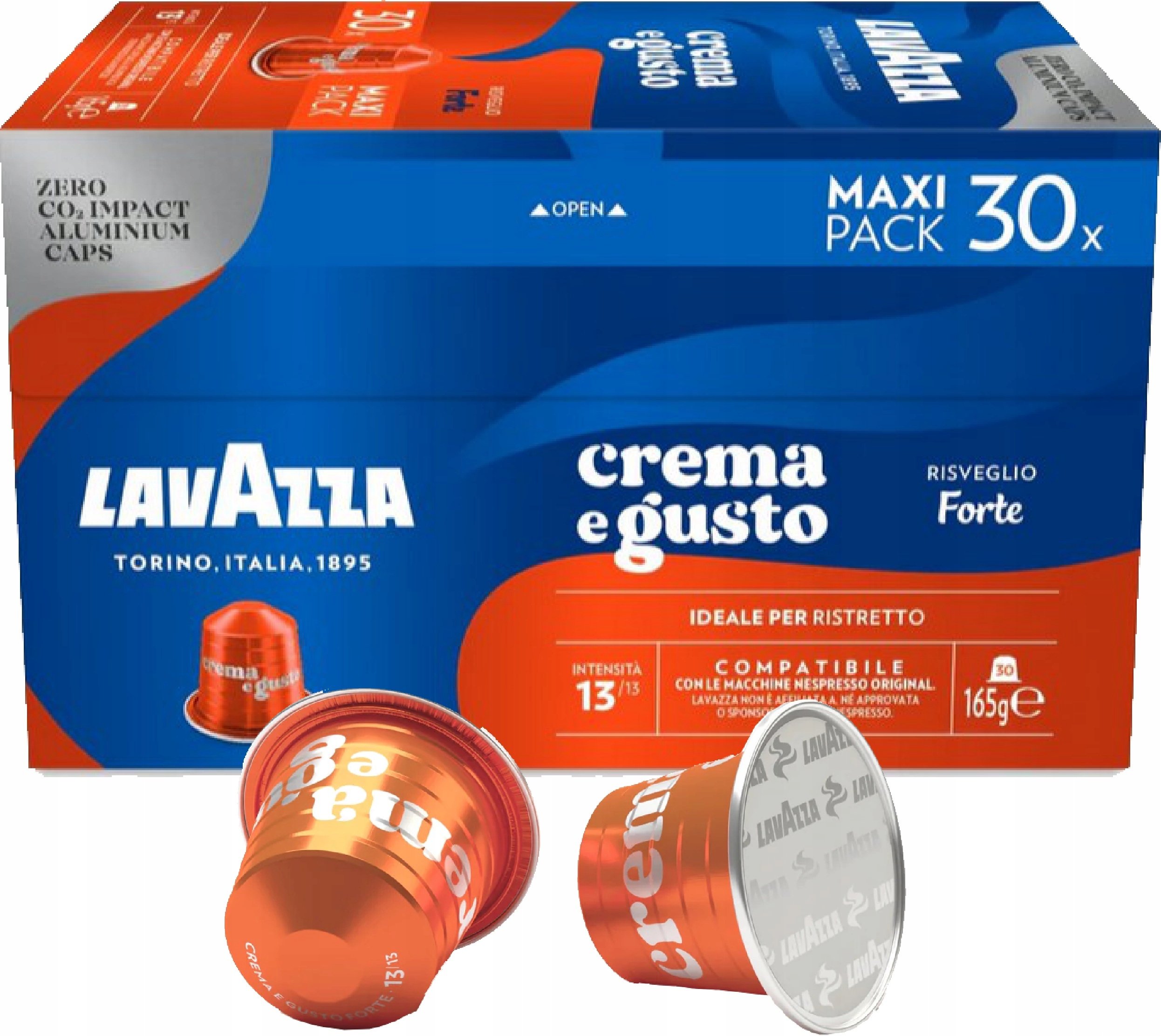 Kapsułki do Nespresso Lavazza Crema e Gusto Forte 30 sztuk