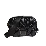 Torebki damskie - Torebka listonoszka Monnari czarna pikowana sportowa - miniaturka - grafika 1