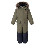 Kombinezony dla dzieci - Chłopięcy kombinezon KERT khaki Lenne r.116 - miniaturka - grafika 1