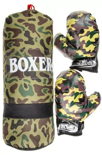 Worek bokserski z rękawicami KEMIS, wzór militarny - Dekoracje domu - miniaturka - grafika 1