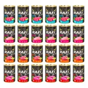 Mokra karma dla kotów - DOLINA NOTECI - RAFI KOT zestaw mix smaków 24x400g - miniaturka - grafika 1