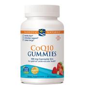 Serce i układ krążenia - CoQ10 Gummies, 100mg Strawberry - 60 gummies - Nordic Naturals - miniaturka - grafika 1