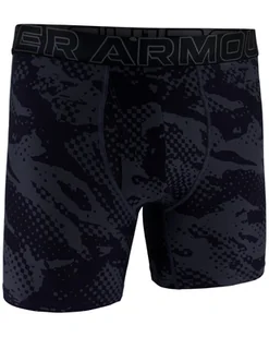 Bokserki męskie Under Armour Perf Tech Nov 6in Grey XXL - Majtki męskie - miniaturka - grafika 1