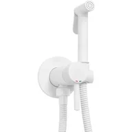 Baterie podtynkowe - Rea Bateria Bidetowa Lungo  Loop White - miniaturka - grafika 1