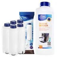 Akcesoria i części do ekspresów do kawy - Zestaw Delonghi - AL-S002 5szt, Uniwersalny Odkamieniacz 500ml - miniaturka - grafika 1