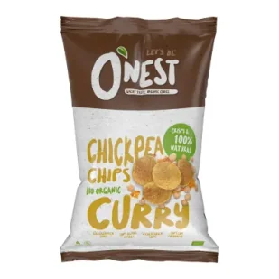 Onest Chipsy z ciecierzycy z curry 75 g Bio - żywność - Chipsy - miniaturka - grafika 1
