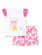 Legginsy - Chicco 2-delige zestaw: Koszulki w szortach voor meisjes Legginsy rzeźbione dla dziewczynki, Roze (659), 6 maanden - miniaturka - grafika 1