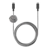 Kable USB - NATIVE UNION Kabel USB-C do USB-C Anchor Cable 240W / 300 cm - Zebra 3m - miniaturka - grafika 1