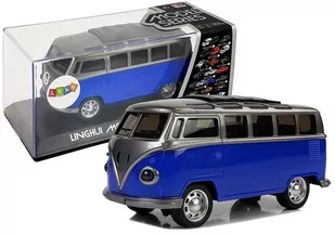 Autobus Resorak z Napędem Frykcyjnym Na Baterie Światła Dźwięki Niebieski - Samochody i pojazdy dla dzieci - miniaturka - grafika 1