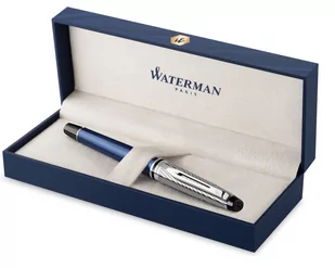 Waterman Expert Deluxe Pióro Wieczne F Niebieski Stalówka F - Pióra wieczne - miniaturka - grafika 1