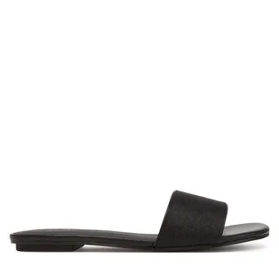Klapki Calvin Klein Flat Slide Jacq HW0HW02389 Czarny - Klapki i japonki damskie - miniaturka - grafika 1