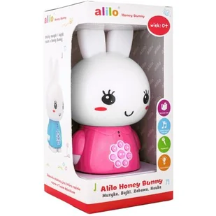Zabawka edukacyjna ALILO Honey Bunny G6 Różowy - Zabawki interaktywne dla dzieci - miniaturka - grafika 1