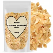 Przyprawy i zioła sypkie - Czosnek suszony płatki 500g LUBSI aromatyczny naturalny czosnek w płatkach - miniaturka - grafika 1