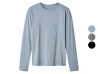 Bluzki damskie - esmara® Koszulka damska z biobawełną z długim rękawem - miniaturka - grafika 1