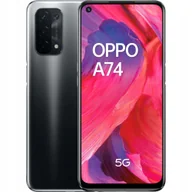 Telefony komórkowe - Oppo A74 6GB 128GB 5G Czarny - miniaturka - grafika 1