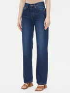 Spodnie damskie - Pepe Jeans Jeansy Robyn PL204901 Niebieski Straight Fit - miniaturka - grafika 1