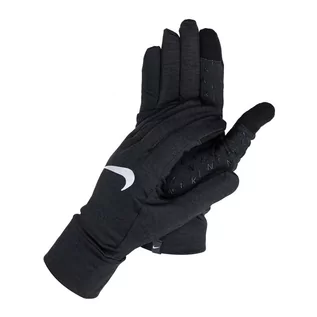 Rękawiczki - Rękawiczki do biegania męskie Nike Fleece RG czarne NI-N.100.2576.082 XS-S - grafika 1