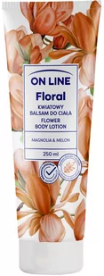 ON LINE Floral Kwiatowy Balsam do ciała - Magnolia & Melon 250ml - Balsamy i kremy do ciała - miniaturka - grafika 1
