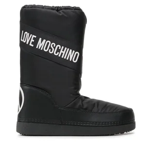 Śniegowce LOVE MOSCHINO JA24032G1HISA000 Czarny - Śniegowce damskie - miniaturka - grafika 1