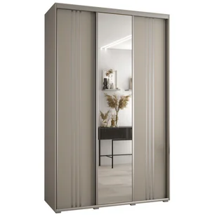 Szafa przesuwna z lustrem wysoka Dakota 7 150 głębokość 60 cm wysokość 235,2 cm - Szafy - miniaturka - grafika 1